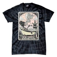 The High Priestess Tarot Card Tie-Dye T-Shirt