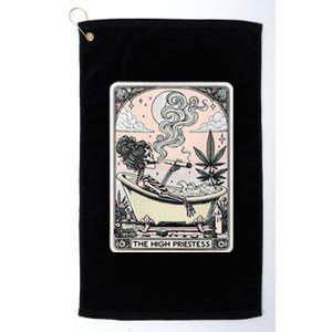 The High Priestess Tarot Card Platinum Collection Golf Towel