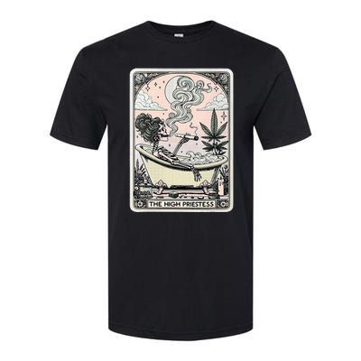 The High Priestess Tarot Card Softstyle CVC T-Shirt