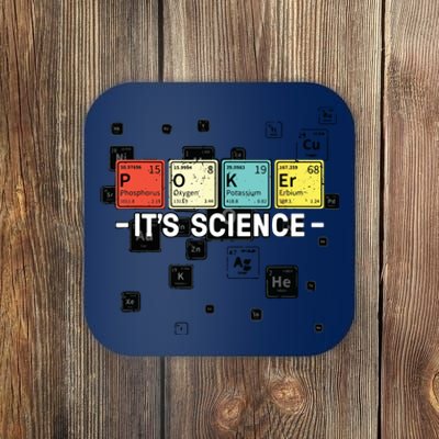 Texas Hold'Em Poker It's Science Funny Poker Player Coaster