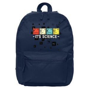 Texas Hold'Em Poker It's Science Funny Poker Player 16 in Basic Backpack