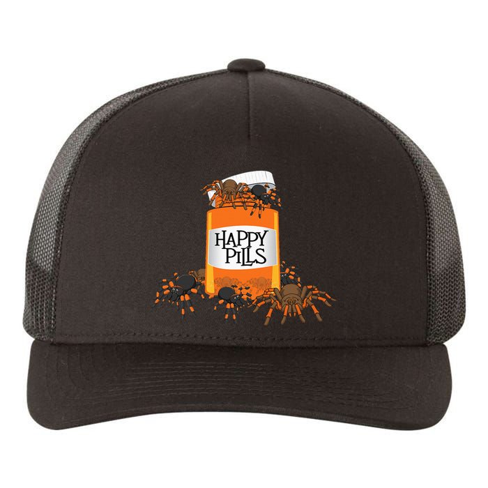 Tarantula Happy Pills Arthropod Arachnid Arachnophile Yupoong Adult 5-Panel Trucker Hat