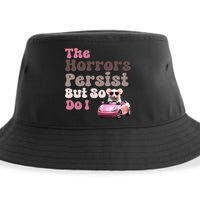 The Horrors Persist But So Do I Meme Funny Meme Funny Gen Z Funny Mouse Sustainable Bucket Hat