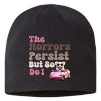 The Horrors Persist But So Do I Meme Funny Meme Funny Gen Z Funny Mouse Sustainable Beanie