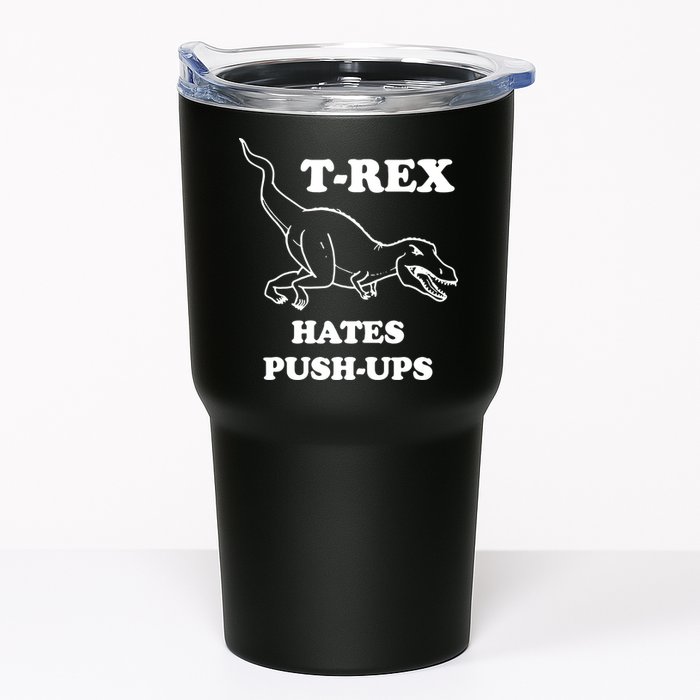 TRex Hates Pushups Tumbler