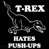 TRex Hates Pushups Premium T-Shirt