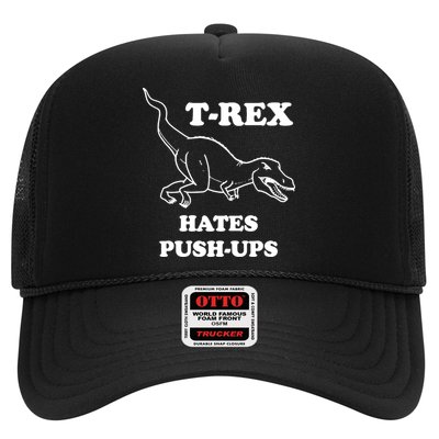TRex Hates Pushups Trucker Hat