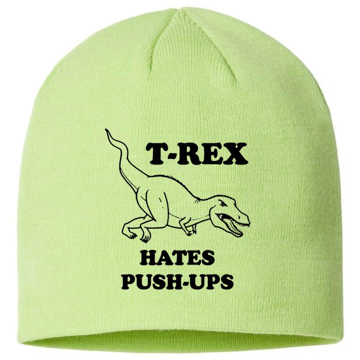 TRex Hates Pushups Sustainable Beanie