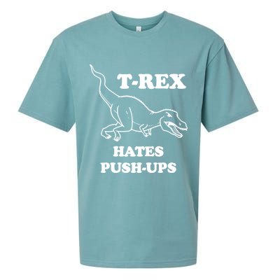 TRex Hates Pushups Sueded Cloud Jersey T-Shirt