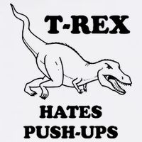 TRex Hates Pushups Garment-Dyed Sweatshirt