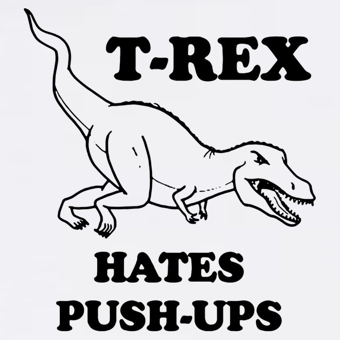 TRex Hates Pushups Garment-Dyed Sweatshirt