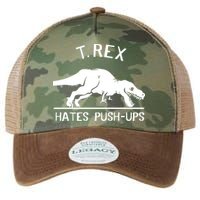 T-Rex Hates PushUps Funny Tyrannosaurus Rex Legacy Tie Dye Trucker Hat