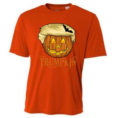 Trump Halloween Pumpkin Carving Trump Supporter Trumpkin Great Gift Cooling Performance Crew T-Shirt