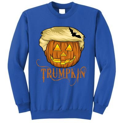 Trump Halloween Pumpkin Carving Trump Supporter Trumpkin Great Gift Sweatshirt