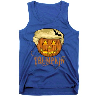 Trump Halloween Pumpkin Carving Trump Supporter Trumpkin Great Gift Tank Top