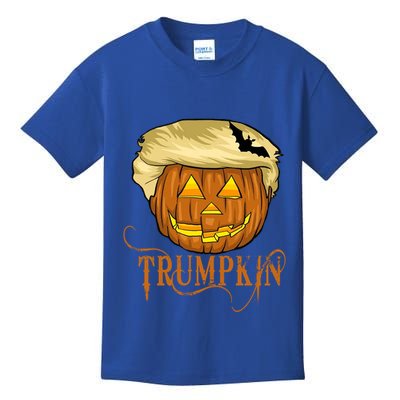 Trump Halloween Pumpkin Carving Trump Supporter Trumpkin Great Gift Kids T-Shirt