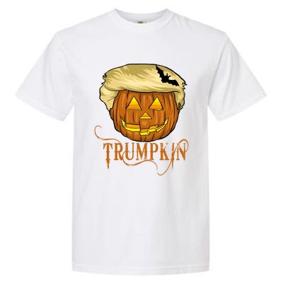 Trump Halloween Pumpkin Carving Trump Supporter Trumpkin Great Gift Garment-Dyed Heavyweight T-Shirt