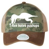 TRex Hates Pushups Funny Legacy Tie Dye Trucker Hat