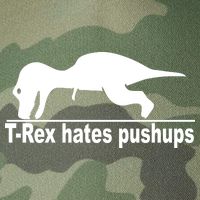 TRex Hates Pushups Funny Legacy Tie Dye Trucker Hat