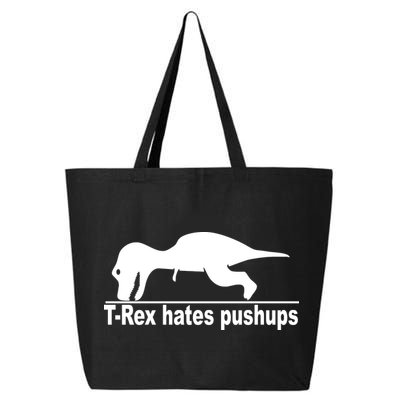 TRex Hates Pushups Funny 25L Jumbo Tote