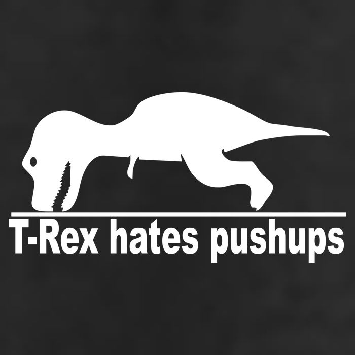 TRex Hates Pushups Funny 25L Jumbo Tote