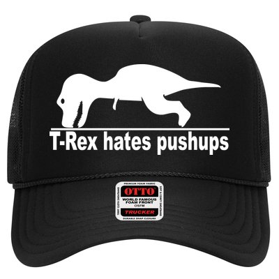 TRex Hates Pushups Funny Trucker Hat