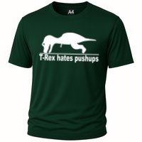 TRex Hates Pushups Funny Performance Shirt