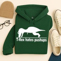TRex Hates Pushups Funny Hoodie