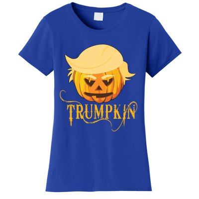 Trump Halloween Pumpkin Craving Trump Supporter Trumpkin Gift Women's T-Shirt