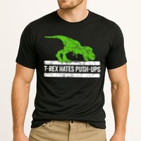 TRex Hates PushUps Dinosaur Funny Gym Push Ups Performance Shirt