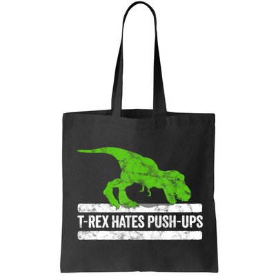 TRex Hates PushUps Dinosaur Funny Gym Push Ups Bag