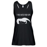 TREX HATES PUSHUPS Ladies Essential Flowy Tank