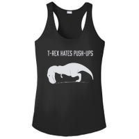 TREX HATES PUSHUPS Ladies PosiCharge Competitor Racerback Tank