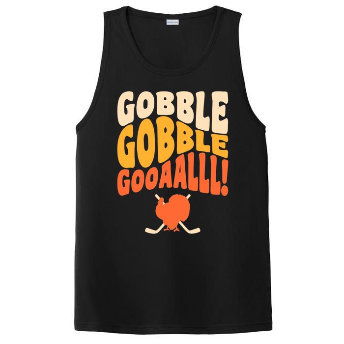 Thanksgiving Hockey Player Ice Hockey Gobble Goal PosiCharge Competitor Tank