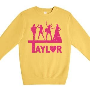 Taylor Heart Performance Lover Premium Crewneck Sweatshirt