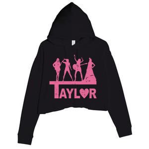 Taylor Heart Performance Lover Crop Fleece Hoodie