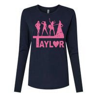 Taylor Heart Performance Lover Womens Cotton Relaxed Long Sleeve T-Shirt