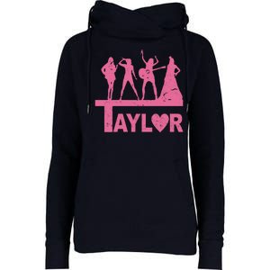 Taylor Heart Performance Lover Womens Funnel Neck Pullover Hood