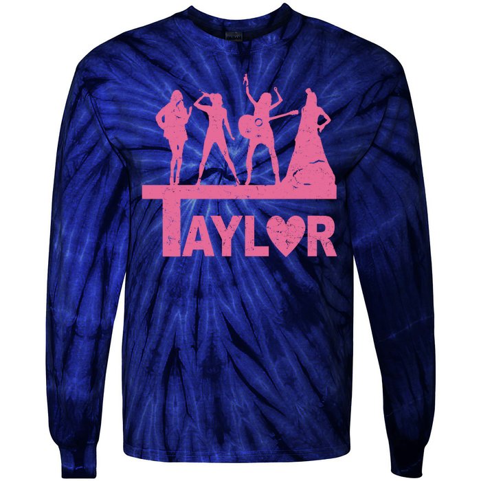 Taylor Heart Performance Lover Tie-Dye Long Sleeve Shirt