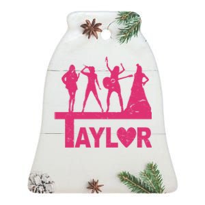 Taylor Heart Performance Lover Ceramic Bell Ornament