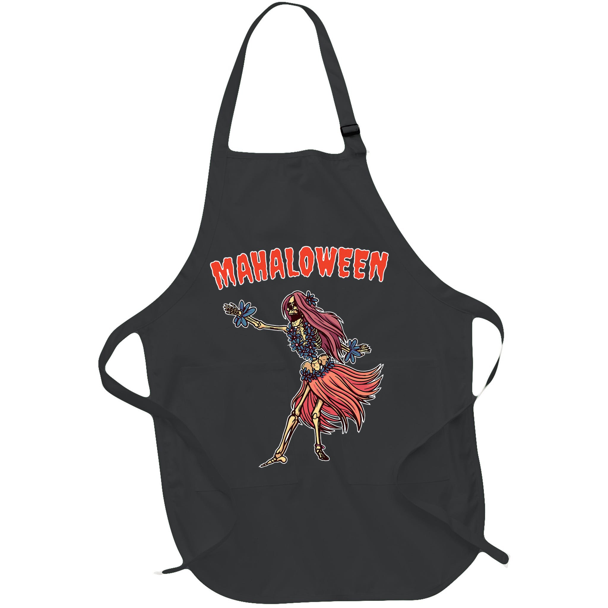 Tropical Halloween Party Mahaloween Hula Apron