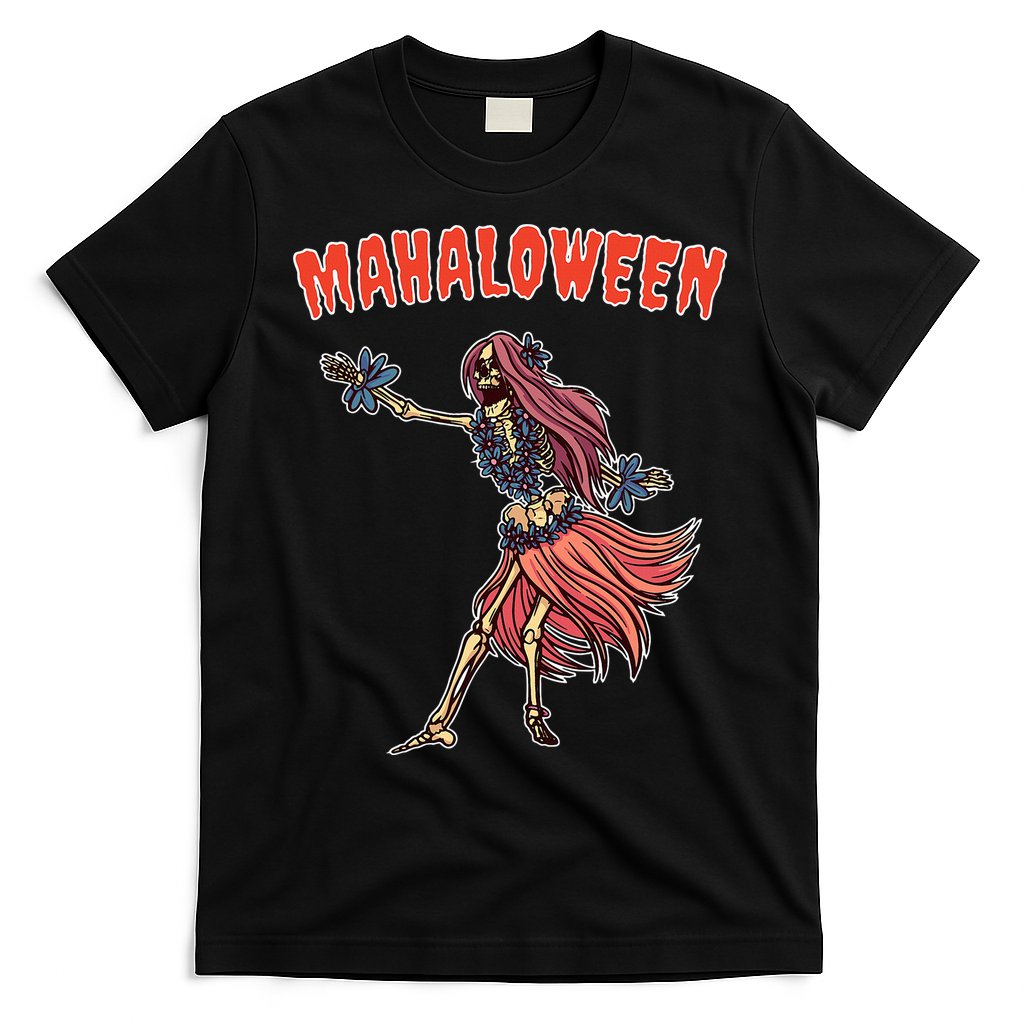 Tropical Halloween Party Mahaloween Hula T-Shirt