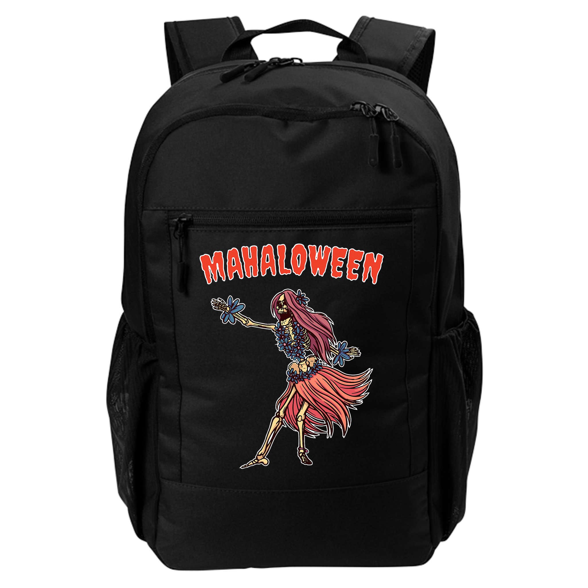 Tropical Halloween Party Mahaloween Hula Backpack