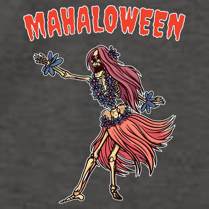 Tropical Halloween Party Mahaloween Hula Vector Backpack