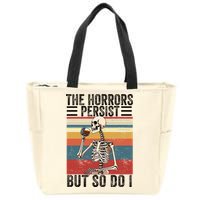 The Horrors Persist But So Do I Strength Resilience Zip Tote Bag