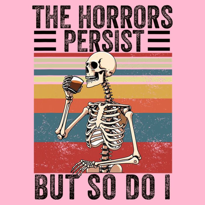 The Horrors Persist But So Do I Strength Resilience V-Neck T-Shirt