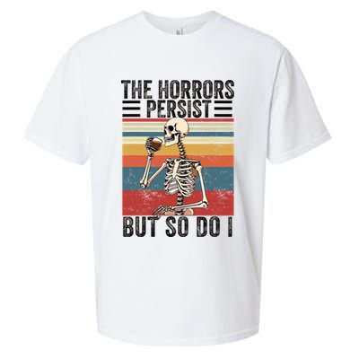 The Horrors Persist But So Do I Strength Resilience Sueded Cloud Jersey T-Shirt