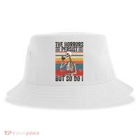 The Horrors Persist But So Do I Strength Resilience Sustainable Bucket Hat