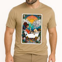 The High Priest.Ess Retro Cannabis Stoner Weed Tarot Card Cooling Performance Crew T-Shirt