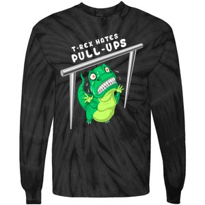 Trex Hates Pullups Tie-Dye Long Sleeve Shirt